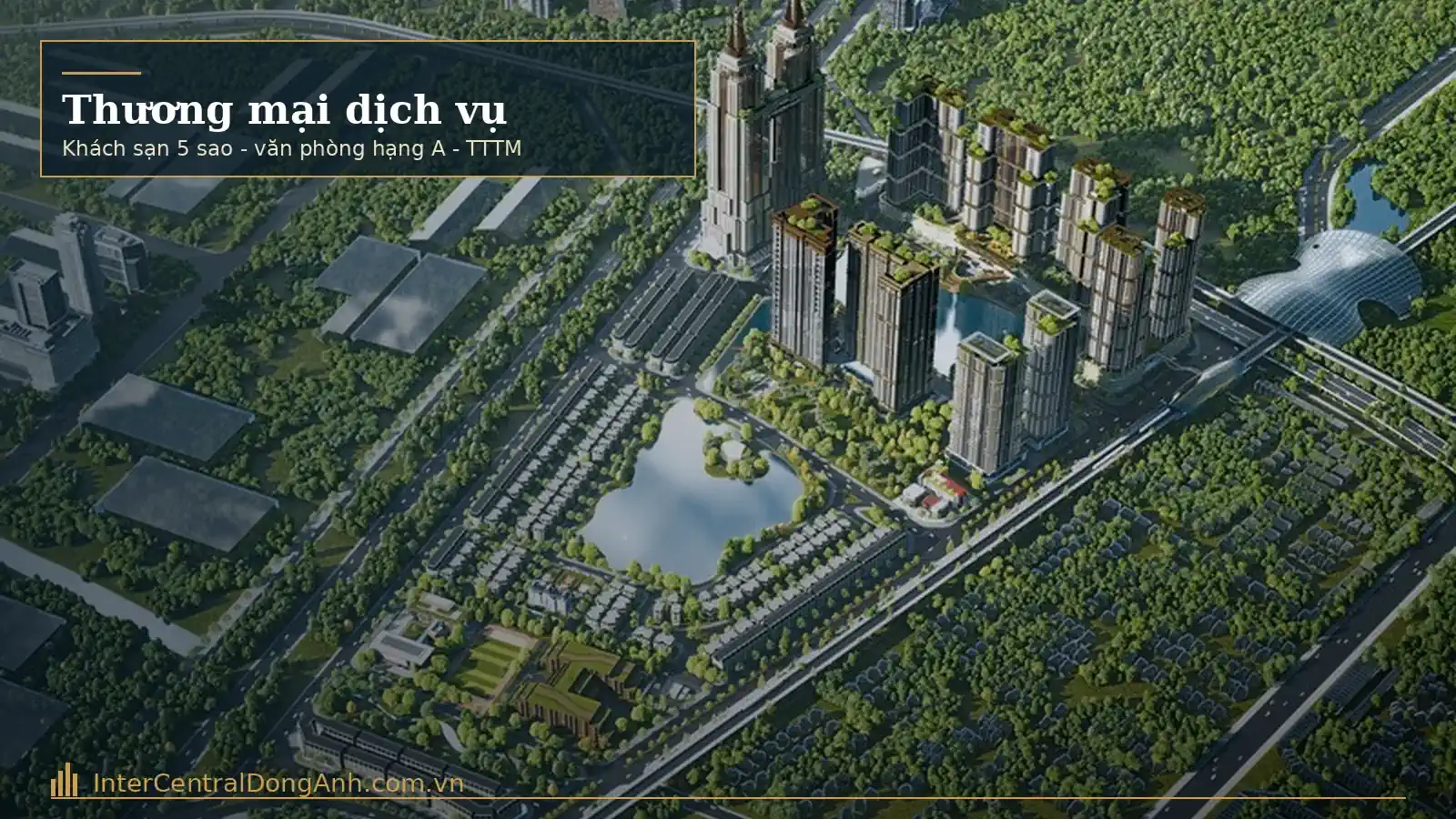 Tòa tháp thương mại dịch vụ InterCentral Đông Anh