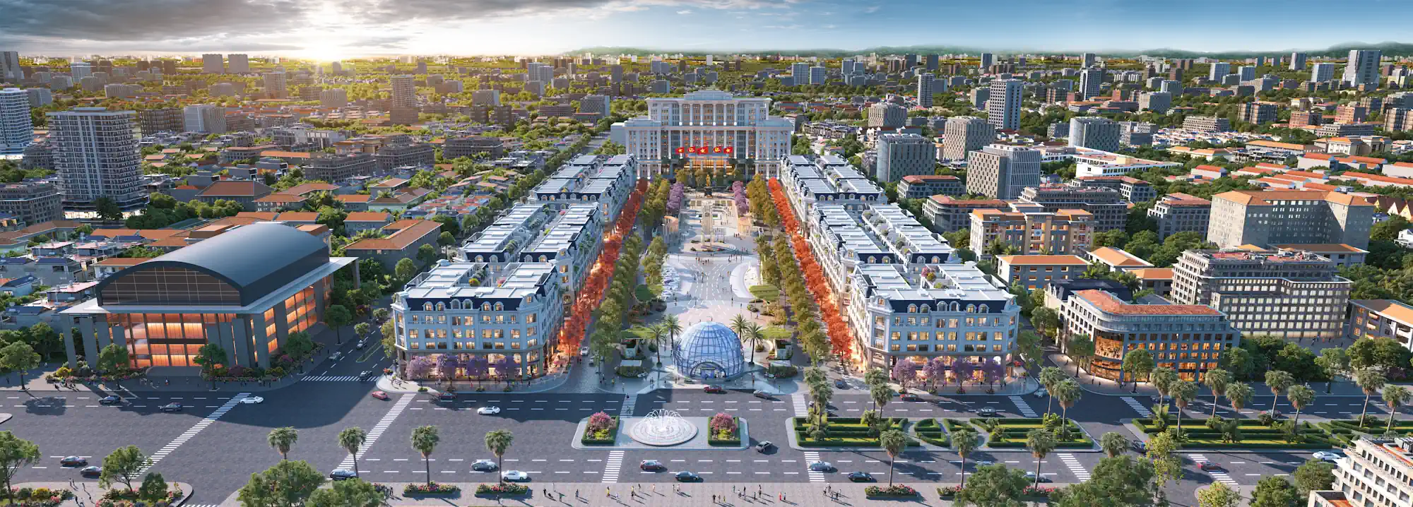 Central Square Thái Nguyên – Liền kề Shophouse Phố đi bộ Thái Nguyên của TasecoLand