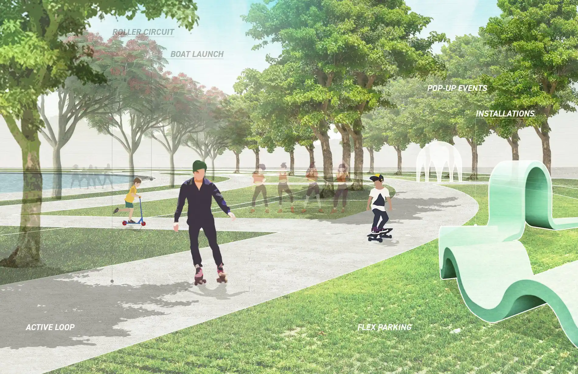 Không gian sự kiện ngoài trời tại East Lake City